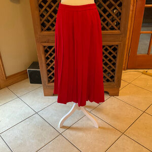 Vintage Hawksley & Wright Dead Stock Pleated Wool Skirt Made in USA medium